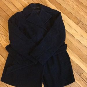 Black pea coat